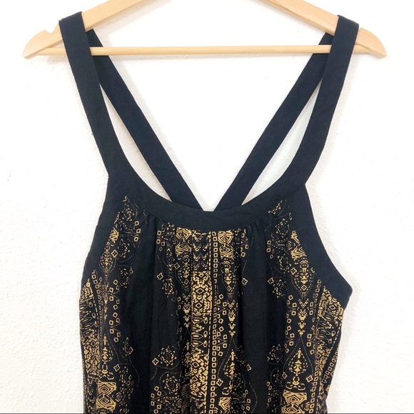 UO ecote mini dress gold and black size medium - Picture 5 of 9